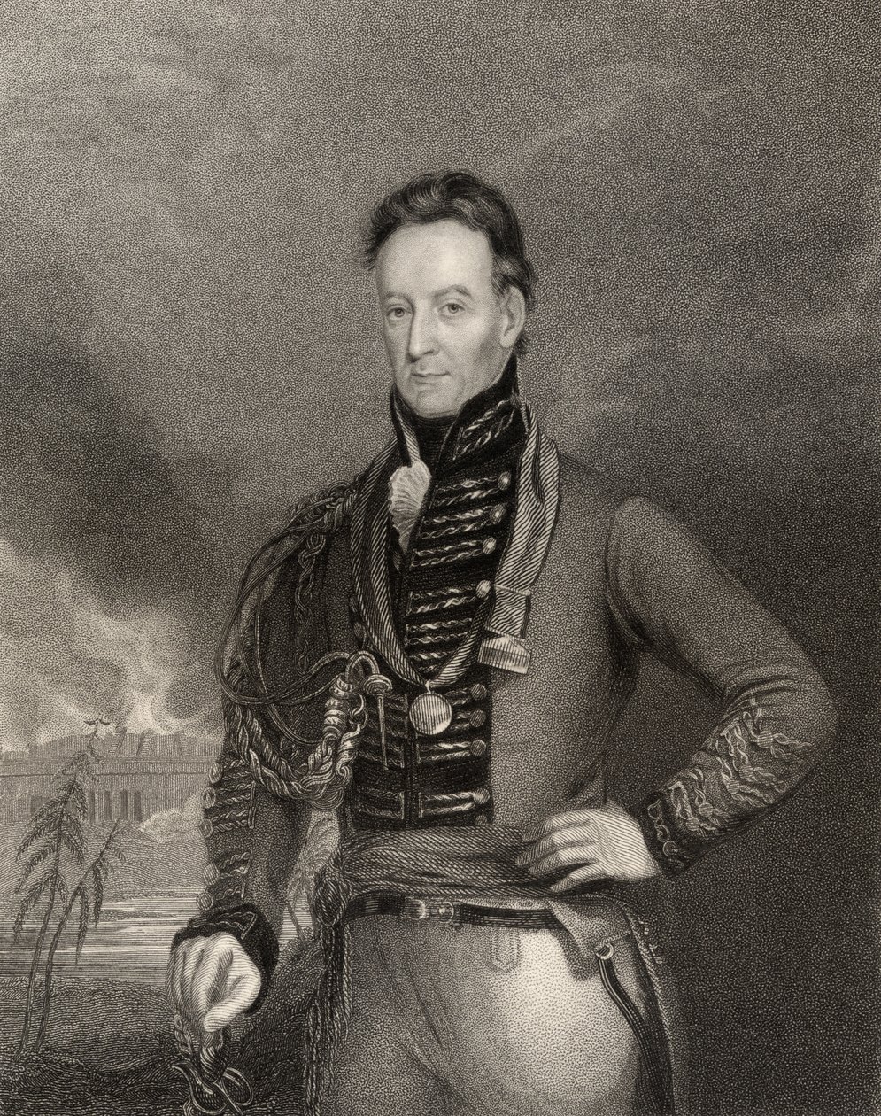 Sir Charles Shipley, guvernør i Grenada, gravert av H. Cook, fra 