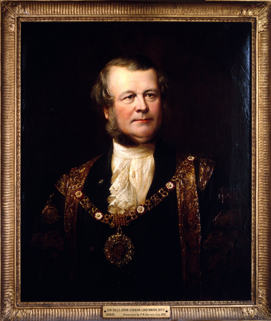 Sir Sills John Gibbons, Lord Mayor 1871 av John Edgar Williams