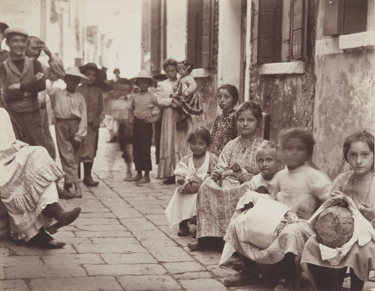 Burano - Lace Workers av John Edward Alyosius Steggall