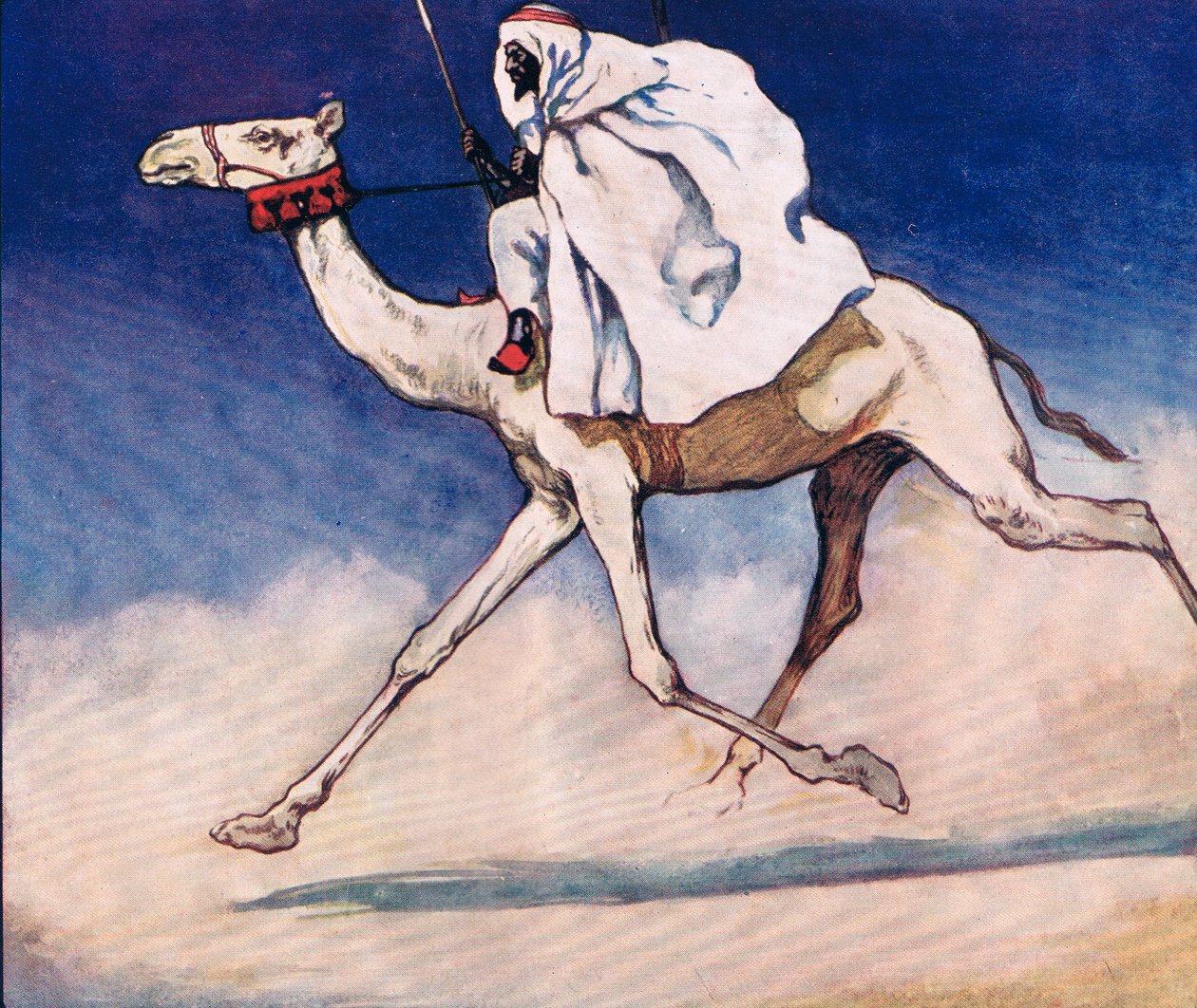 Riding a camel, illustrasjon fra 