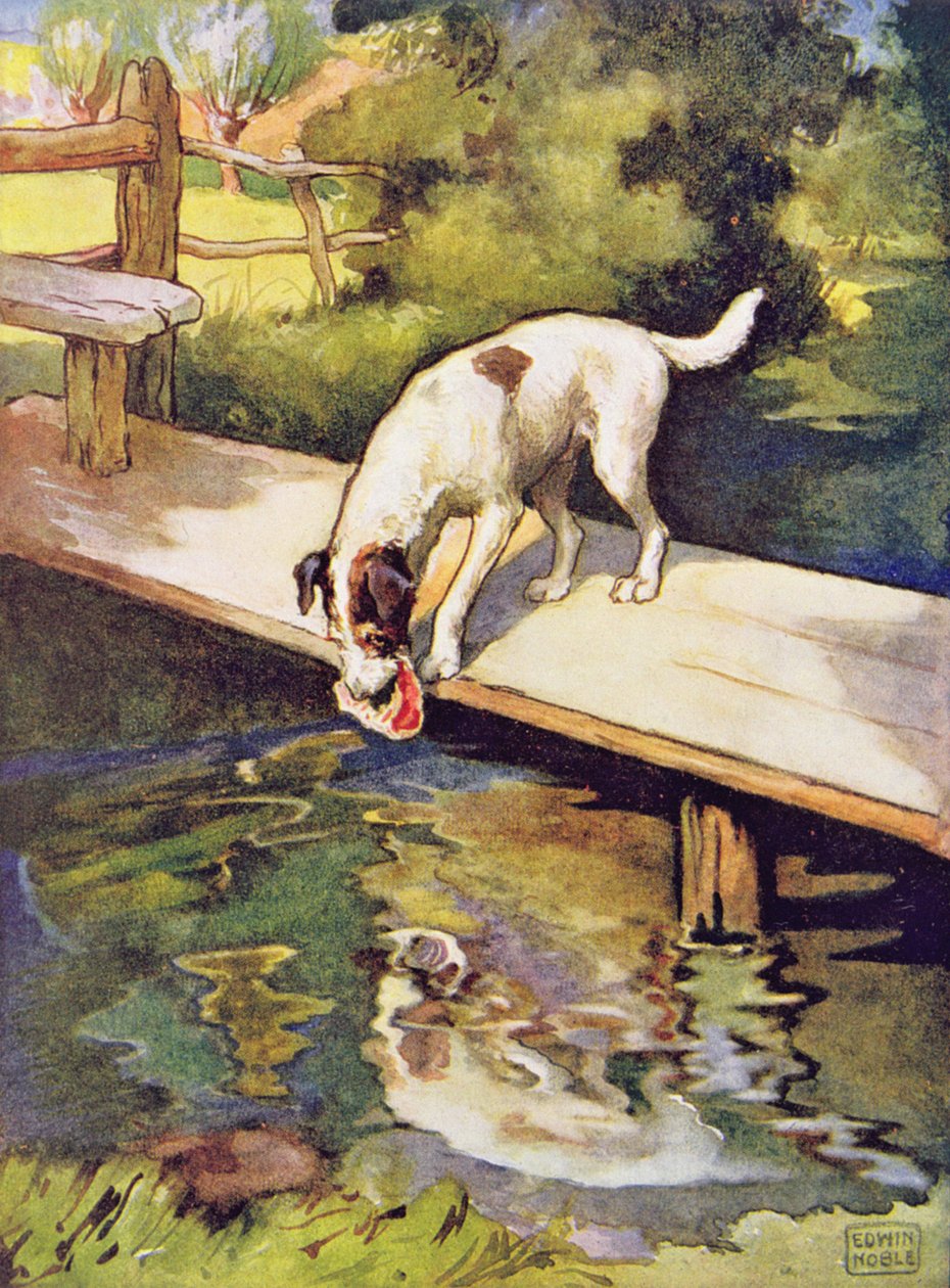 The Dog and the Shadow fra "Aesop