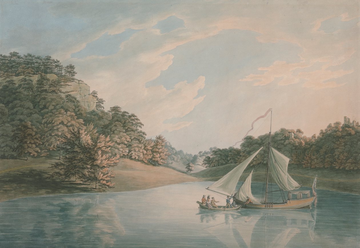 The Lake, Hawkstone Park, Shropshire av John Emes