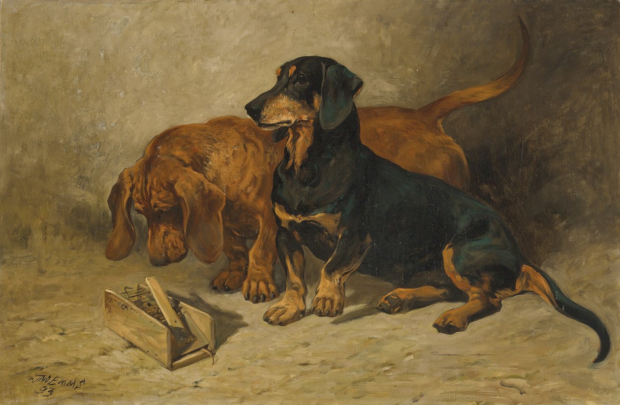 Dachshunds, 1993 av John Emms