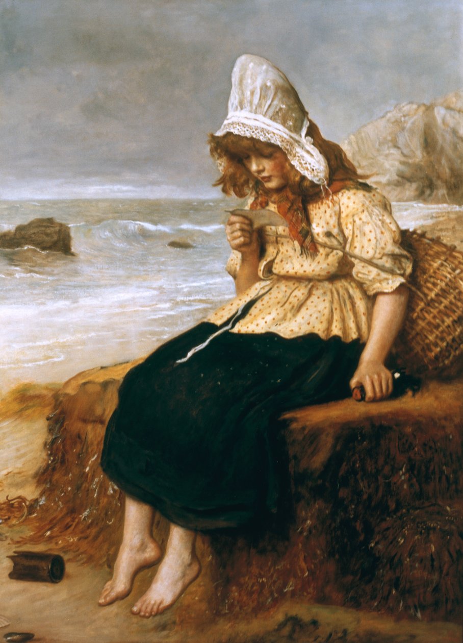 En melding fra havet av John Everett Millais