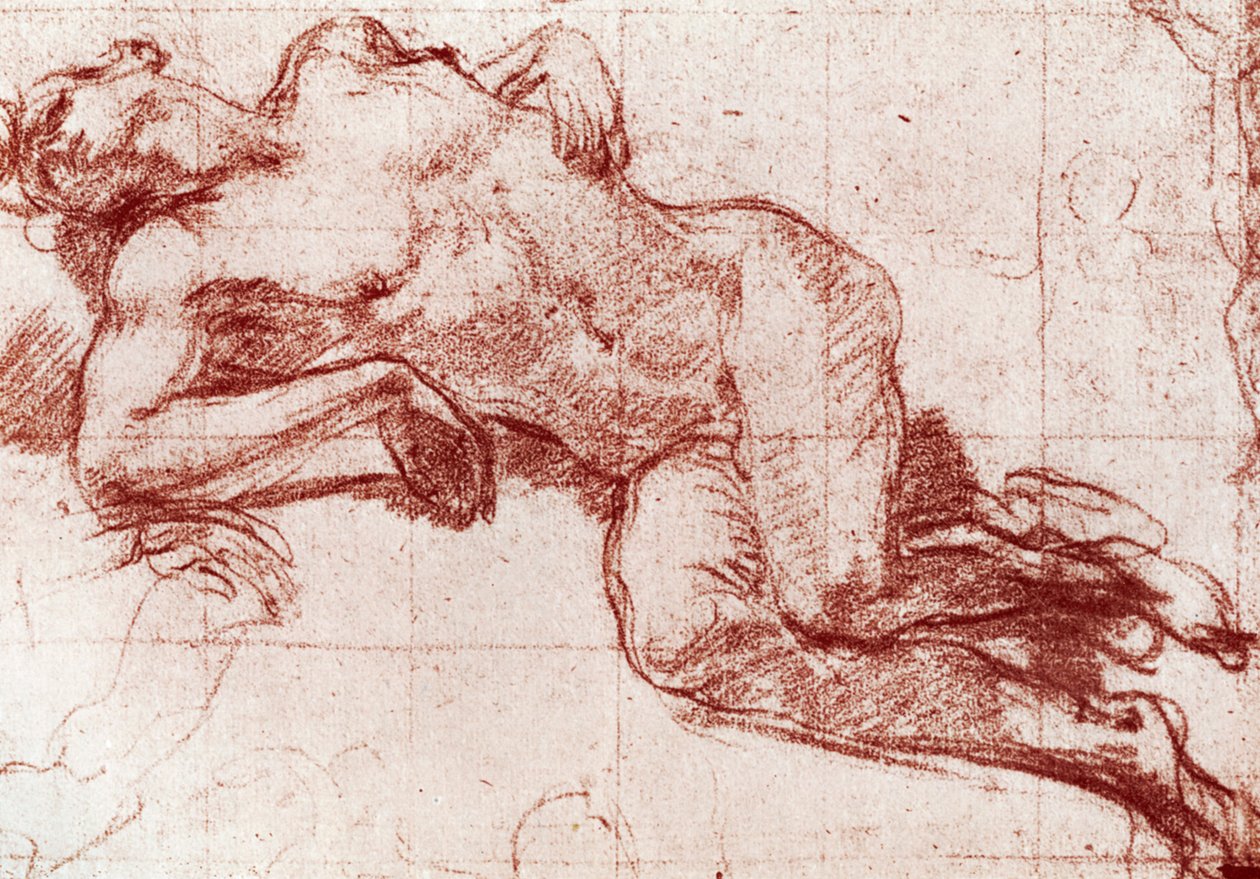 En studie av en naken, 1913 av John Everett Millais