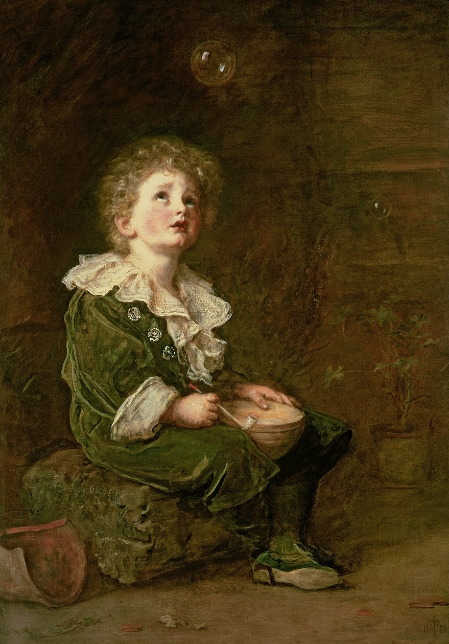 Bobler, 1886 av John Everett Millais