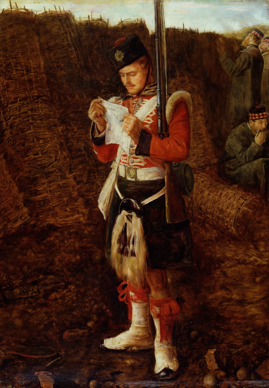 Nytt hjemmefra av John Everett Millais
