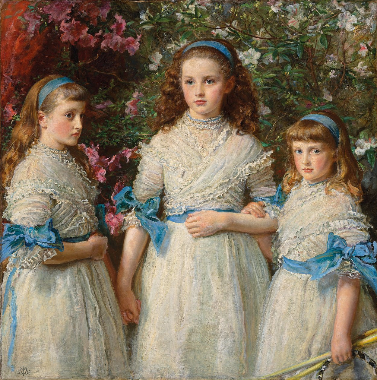 Søstre, 1868 av John Everett Millais