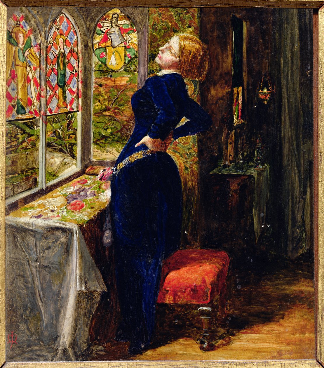 Studie for Mariana i Moated Grange (se MAK 618) av John Everett Millais