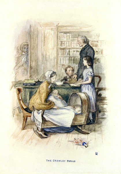 Crawley-familien av John Everett Millais