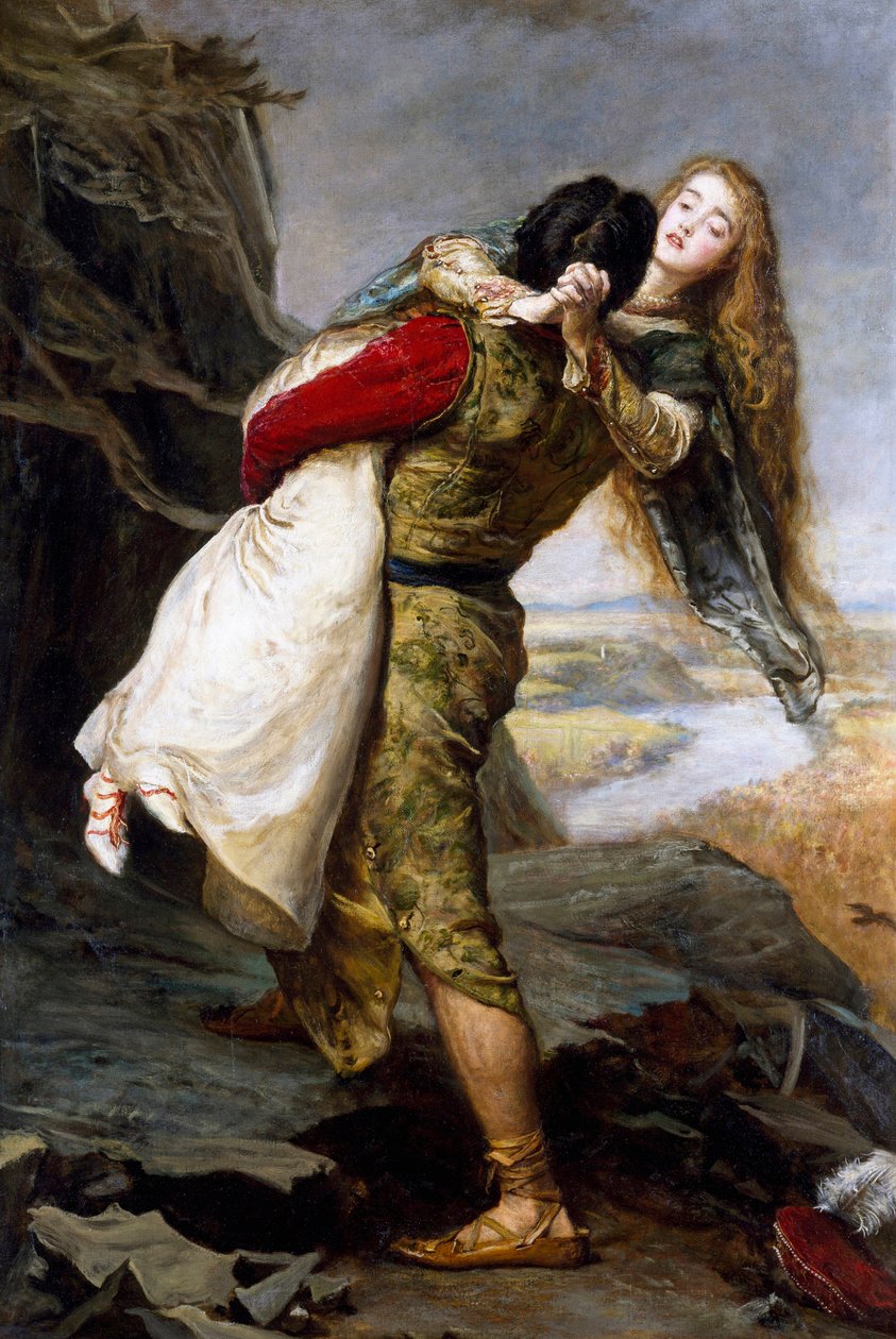 Kjærlighetens krone av John Everett Millais