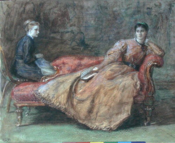 Slutten av kapitlet av John Everett Millais