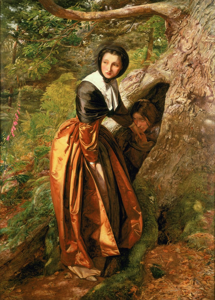 The Proscribed Royalist, 1651, 1852-53 av John Everett Millais