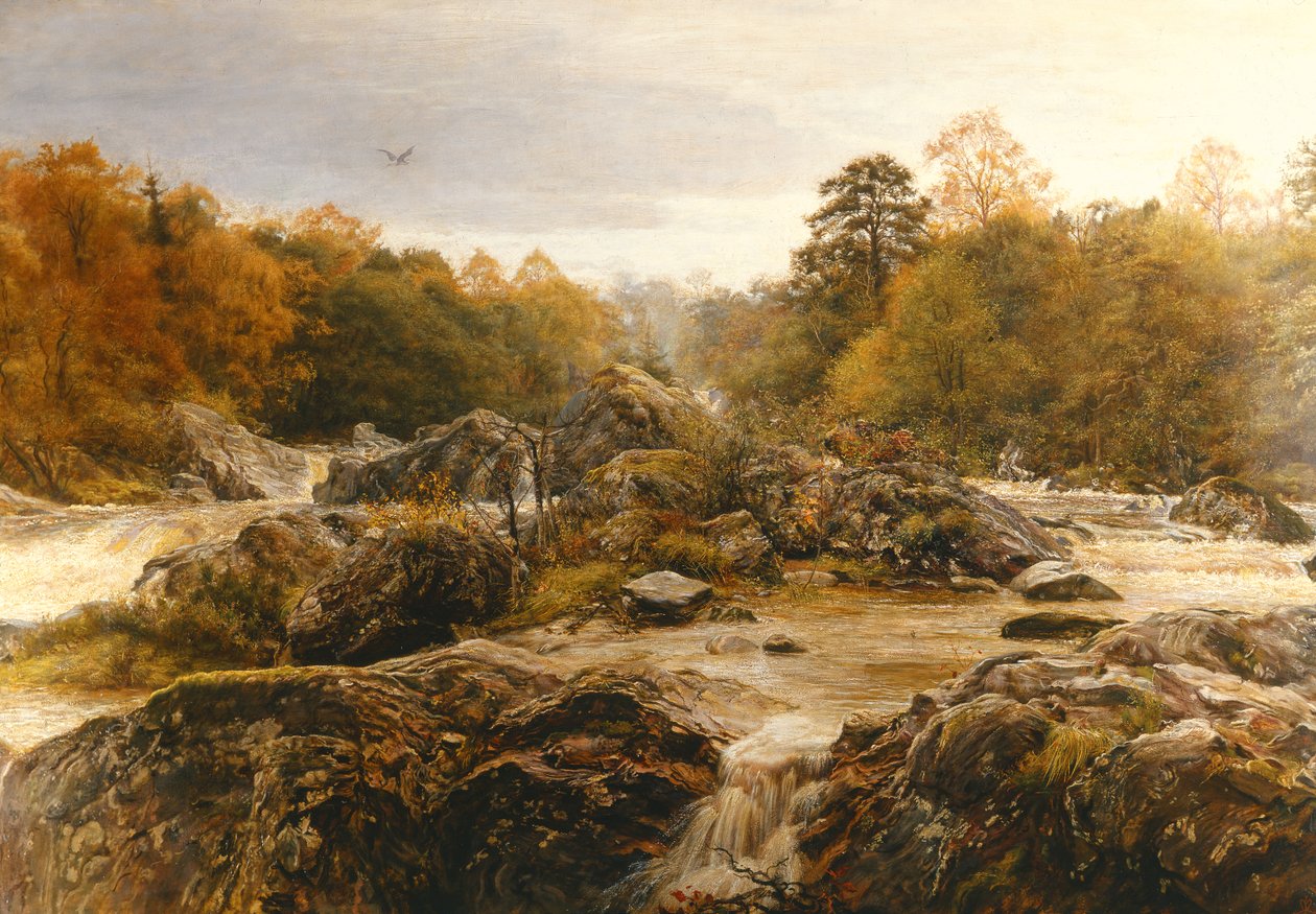 The Sound of Many Waters, 1876 (olje på lerret) av John Everett Millais