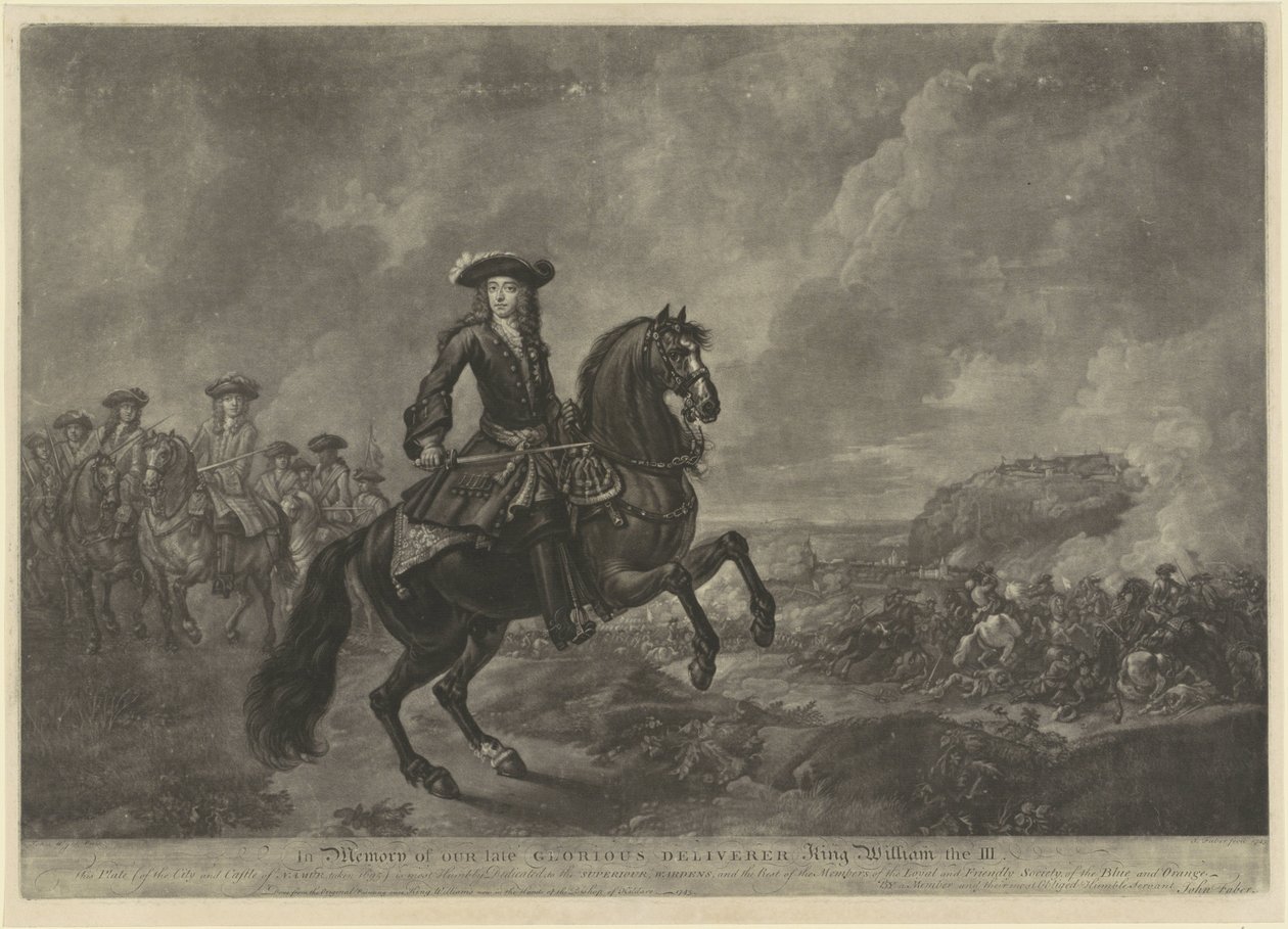 Ridesportrett av William III, Prince of Orange av John Faber (II)