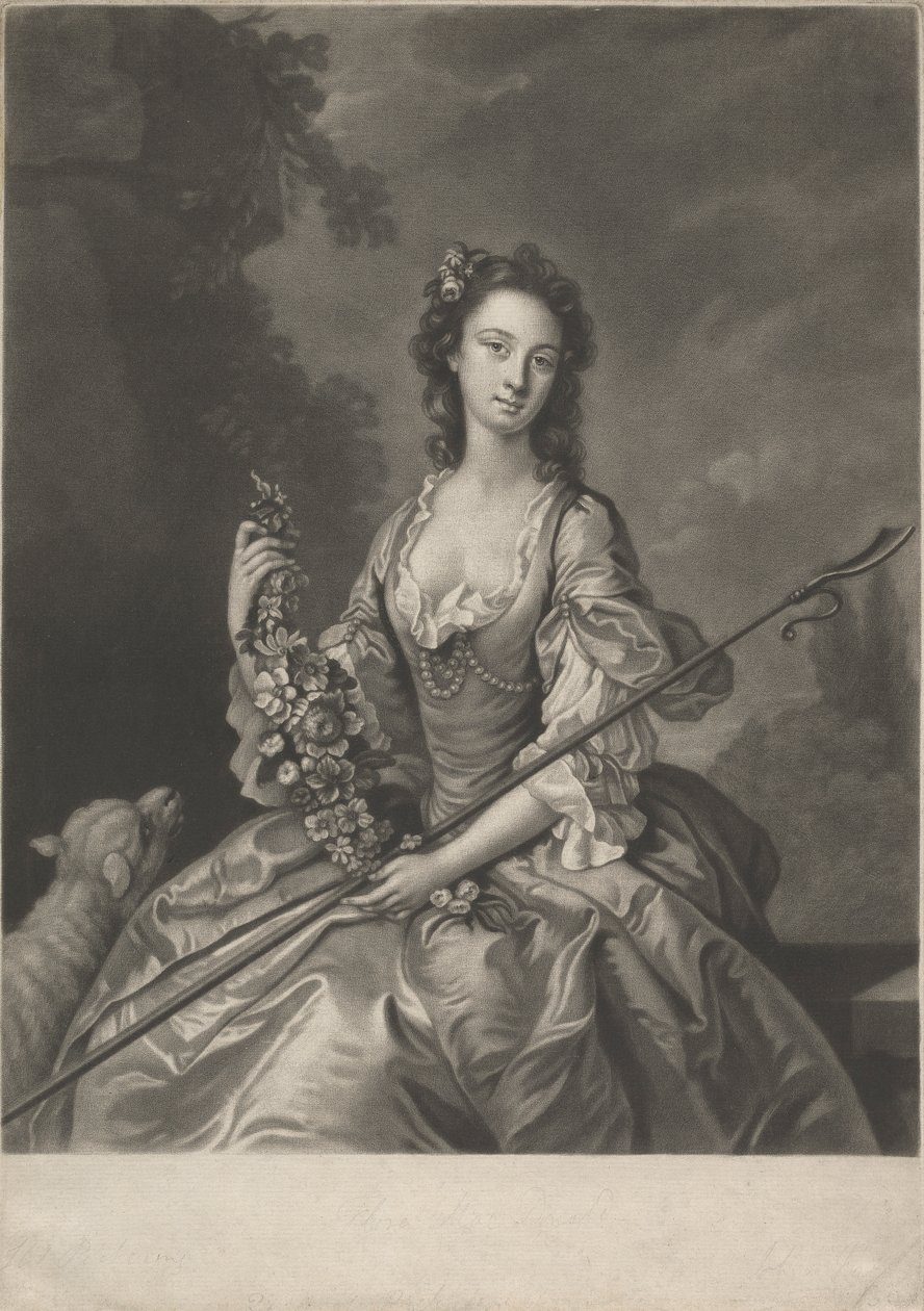 En gjeterinne av John Faber the younger