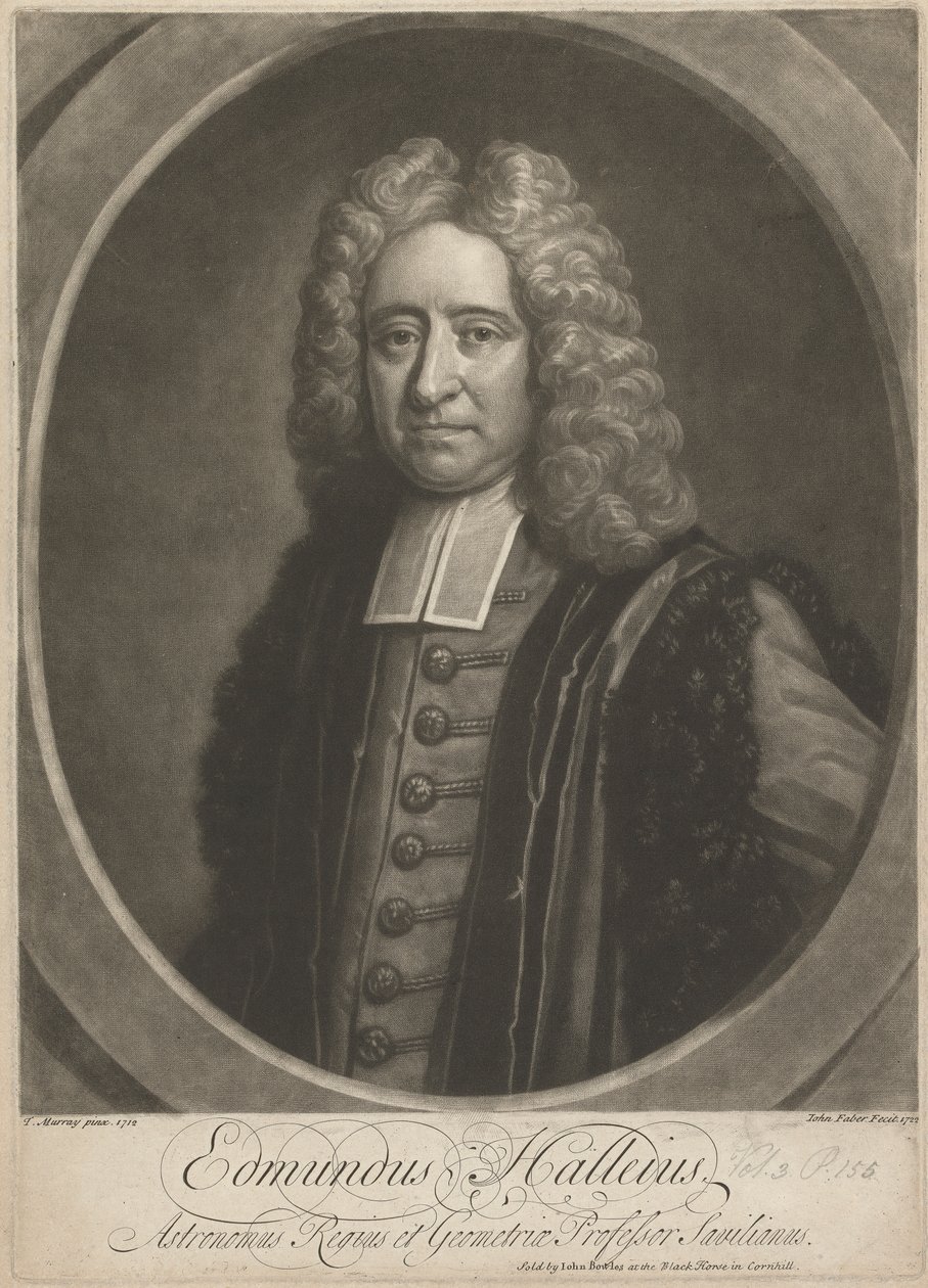 Edmund Halley av John Faber the younger