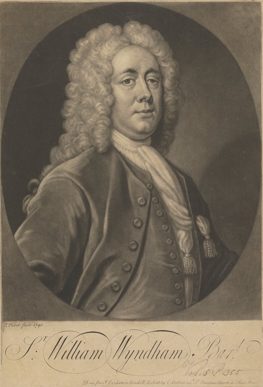 Sir William Wyndham av John Faber the younger