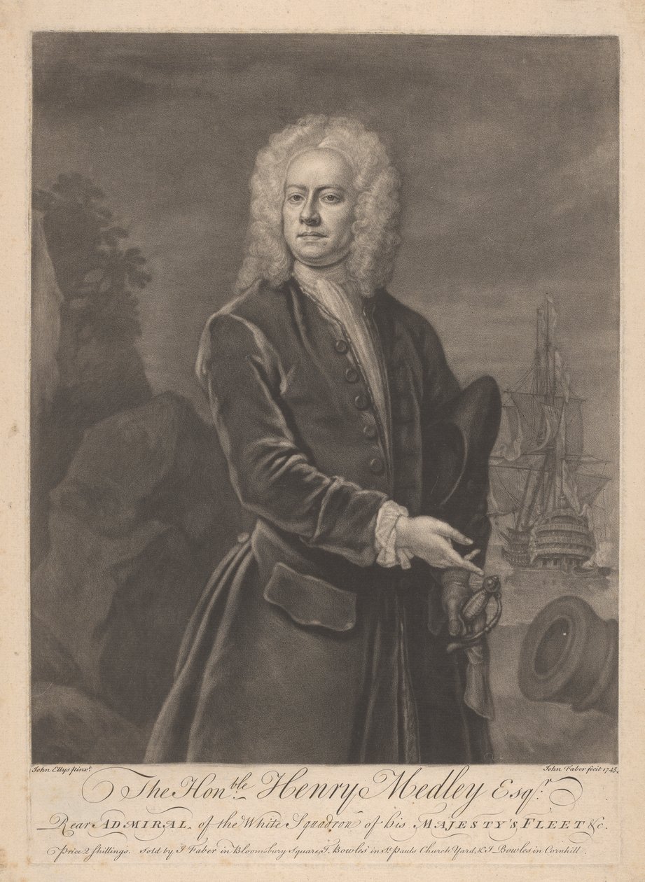 Den ærede Henry Medley Esq. av John Faber the younger
