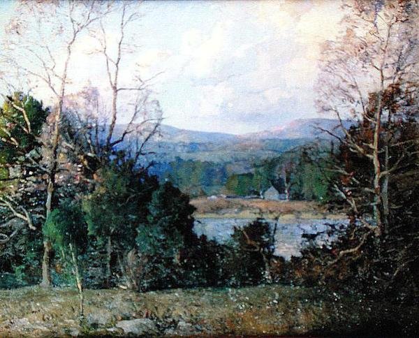 Woodstock, New York (olje på lerret) av John Fabian Carlson