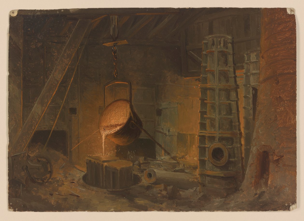West Point Foundry, Cold Spring, New York av John Ferguson Weir