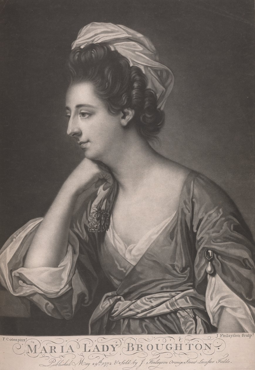 Maria, Lady Bronghon (d. 1785) av John Finlayson