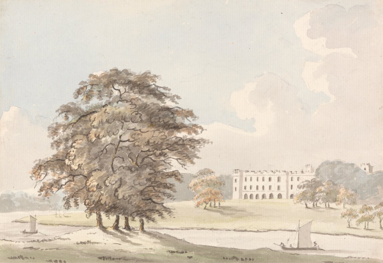 Themsen med Sion House av John Fisher