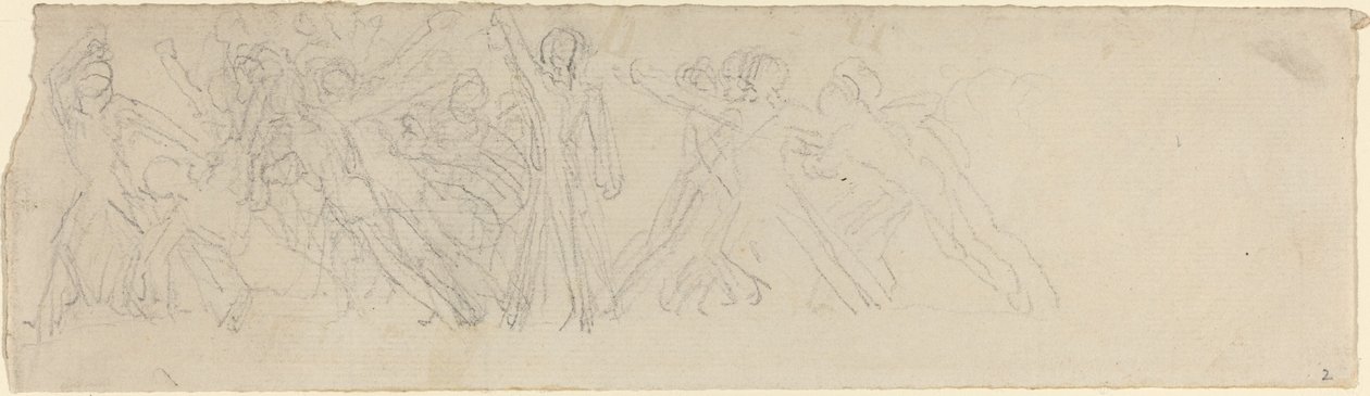 Antik kampscene (?) av John Flaxman