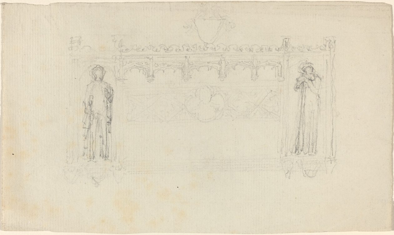Design for Simcoe-monumentet, Exeter Cathedral av John Flaxman