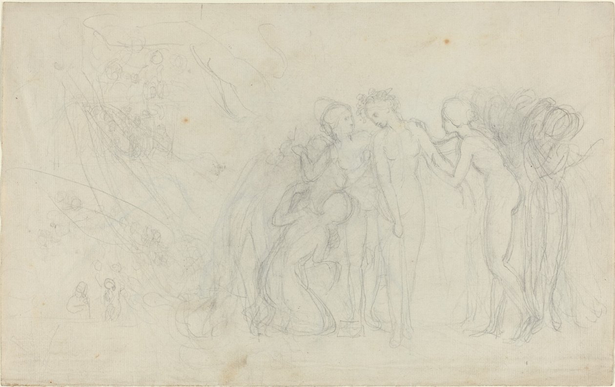 Gruppe av kvinnelige figurer av John Flaxman