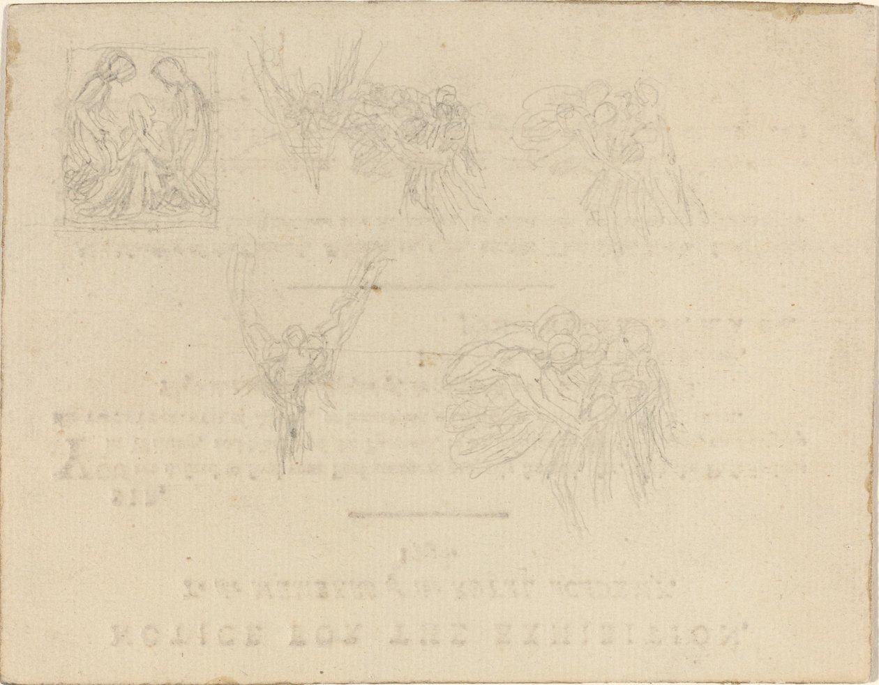 Studieark av John Flaxman