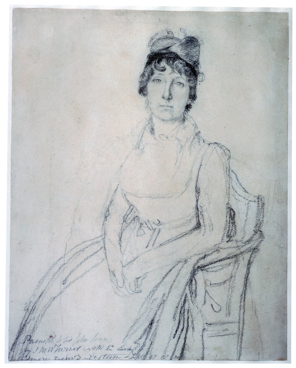 Skisse av Eliza Soane, ca. 1800 av John Flaxman