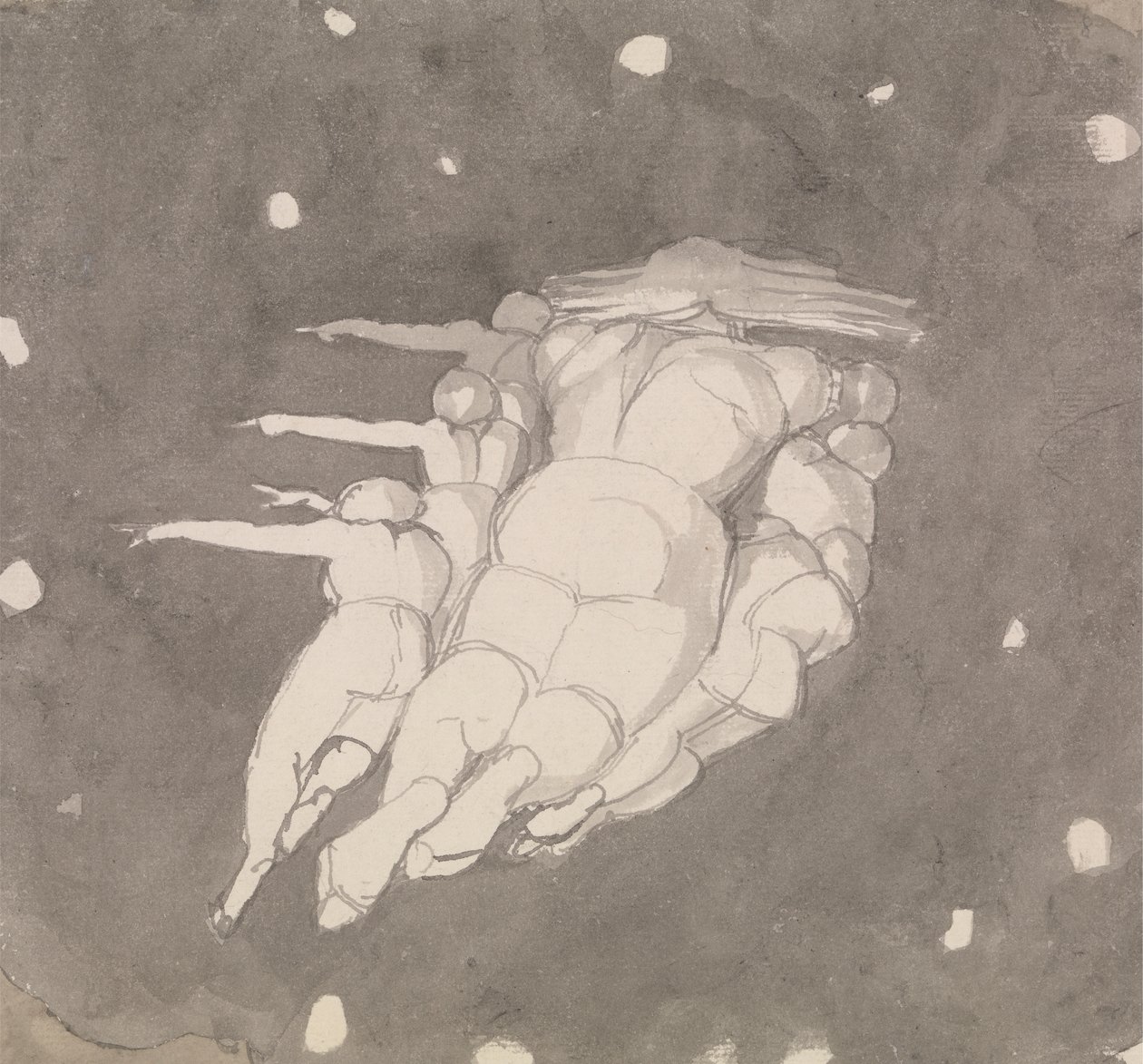 Himlenes skapelse av John Flaxman
