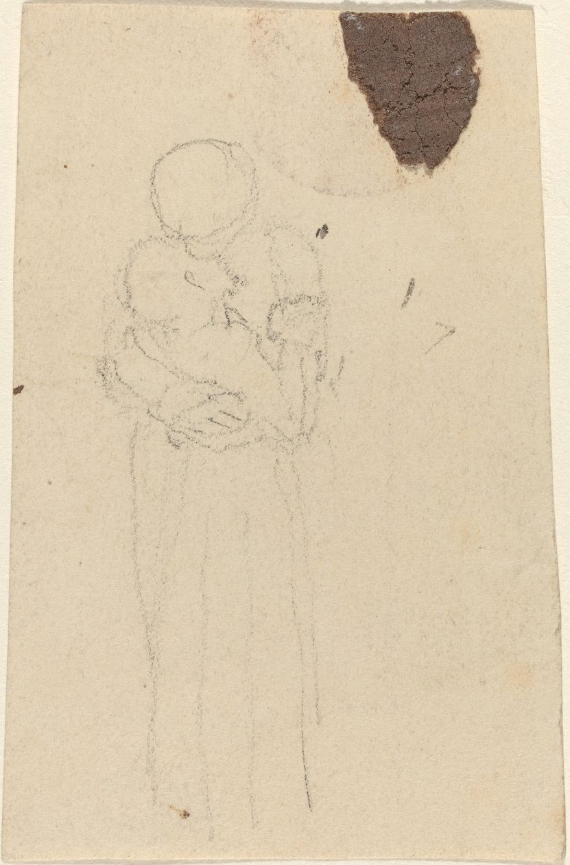 To figurer som omfavner av John Flaxman