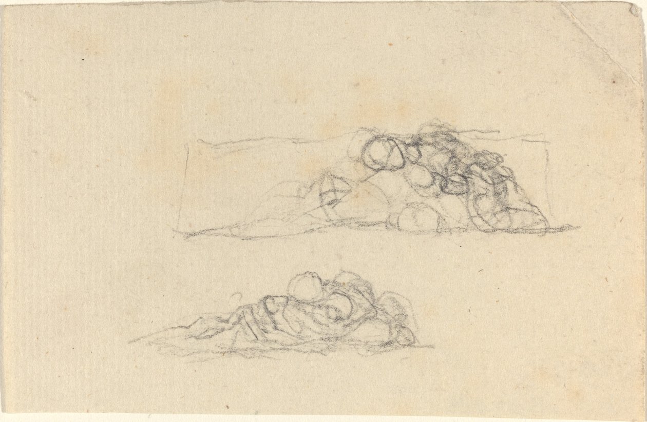To grupper av sammenkrøpte figurer av John Flaxman