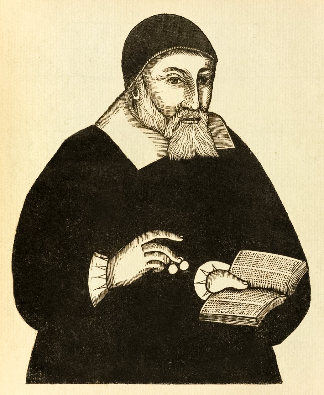Richard Mather, først i rekken av puritanske geistlige i New England og leder for New England Congregationalism av John Foster