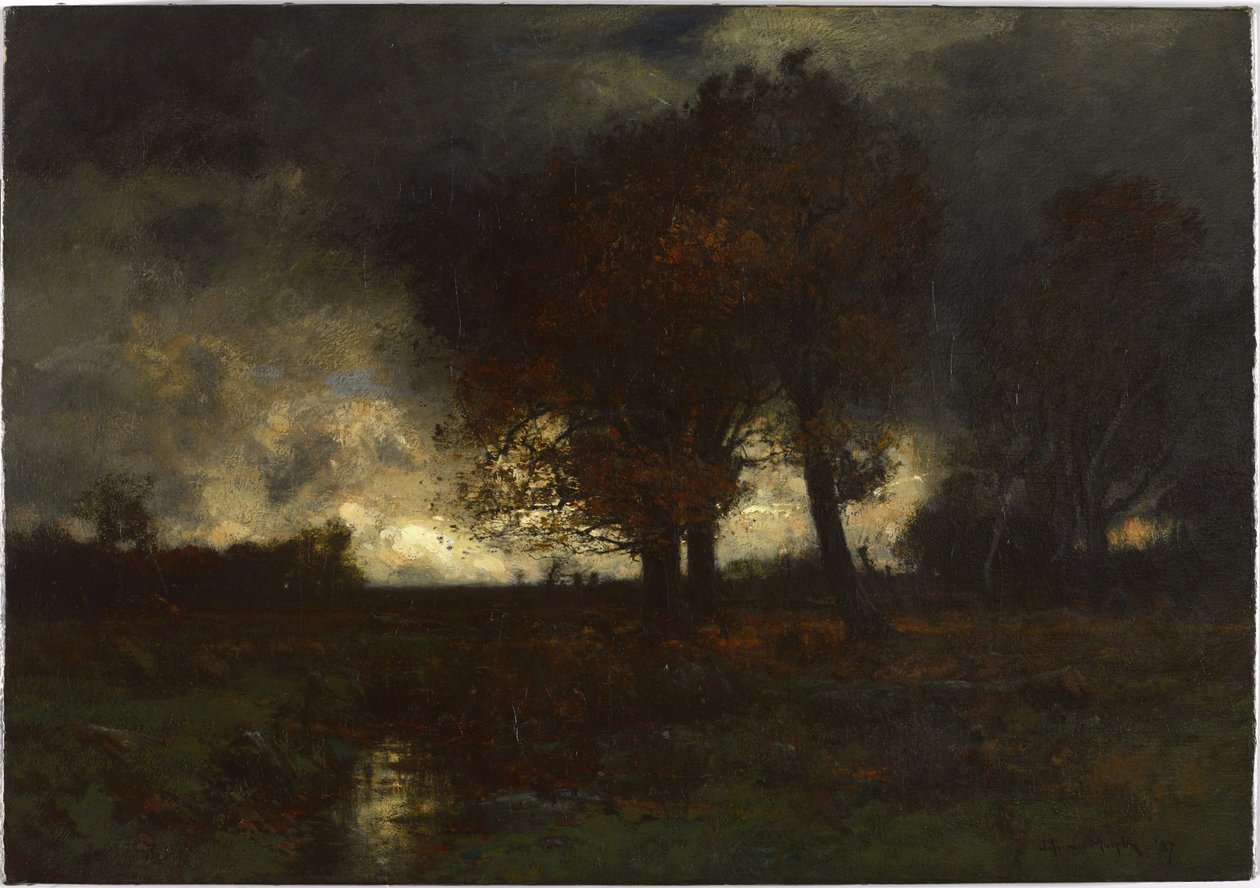 En stormfull dag, 1887 av John Francis Murphy