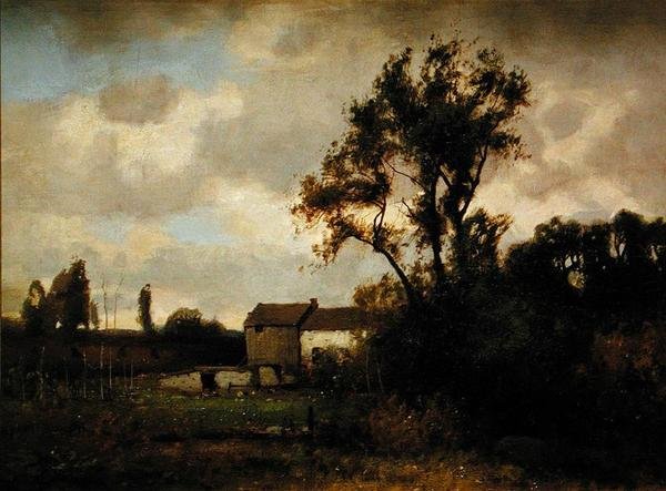 Nær Dover, New Jersey (olje på lerret) av John Francis Murphy