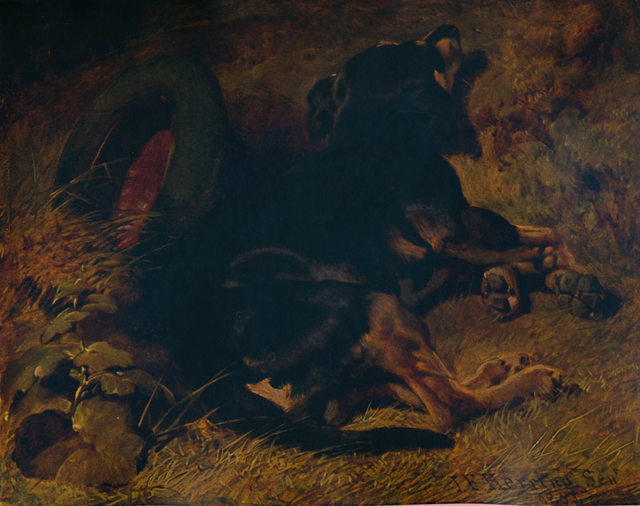 Sovende hund, 1850, 1935 av John Frederick Hering
