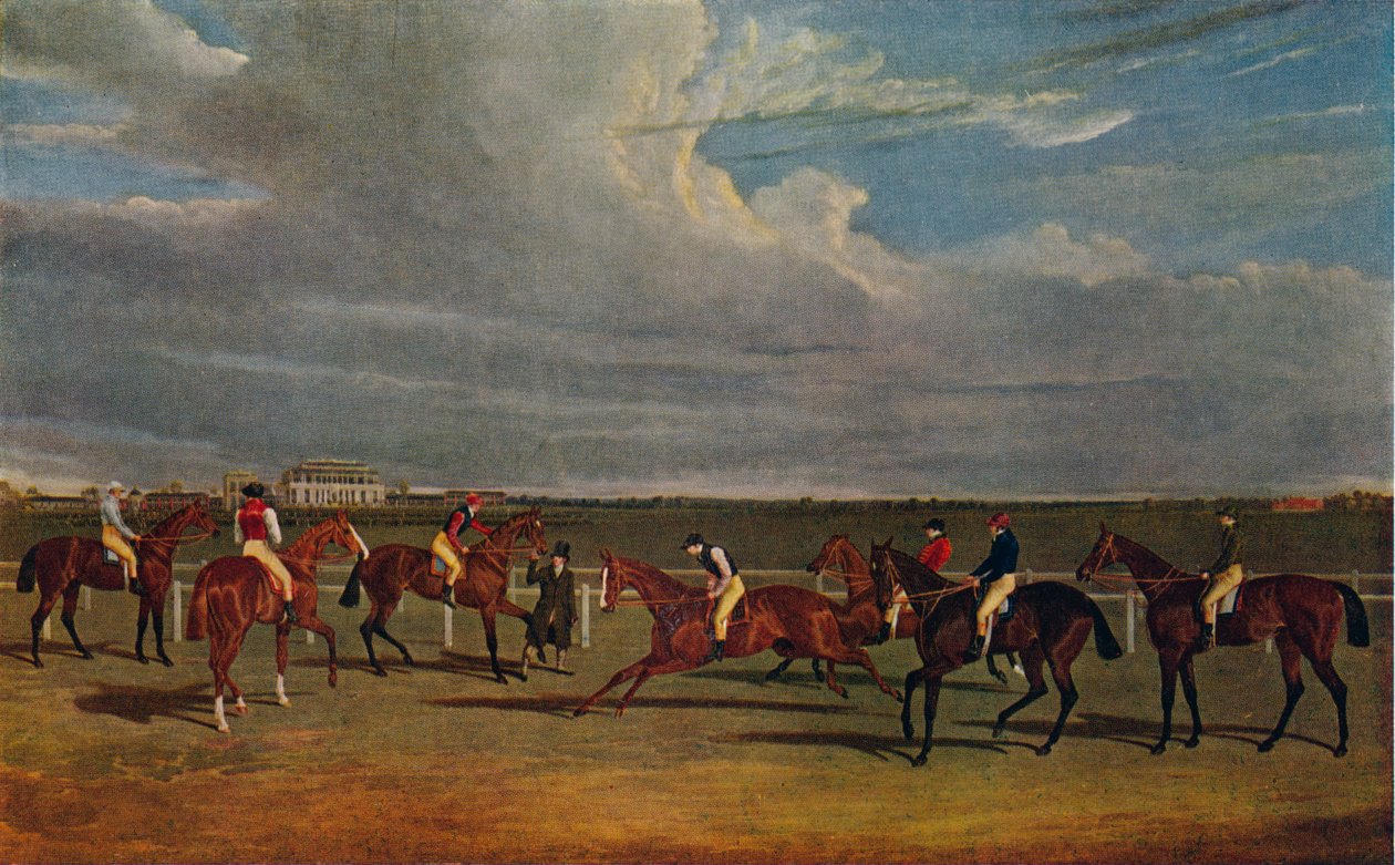 St. Leger av 1828, c1829, 1922 av John Frederick Hering
