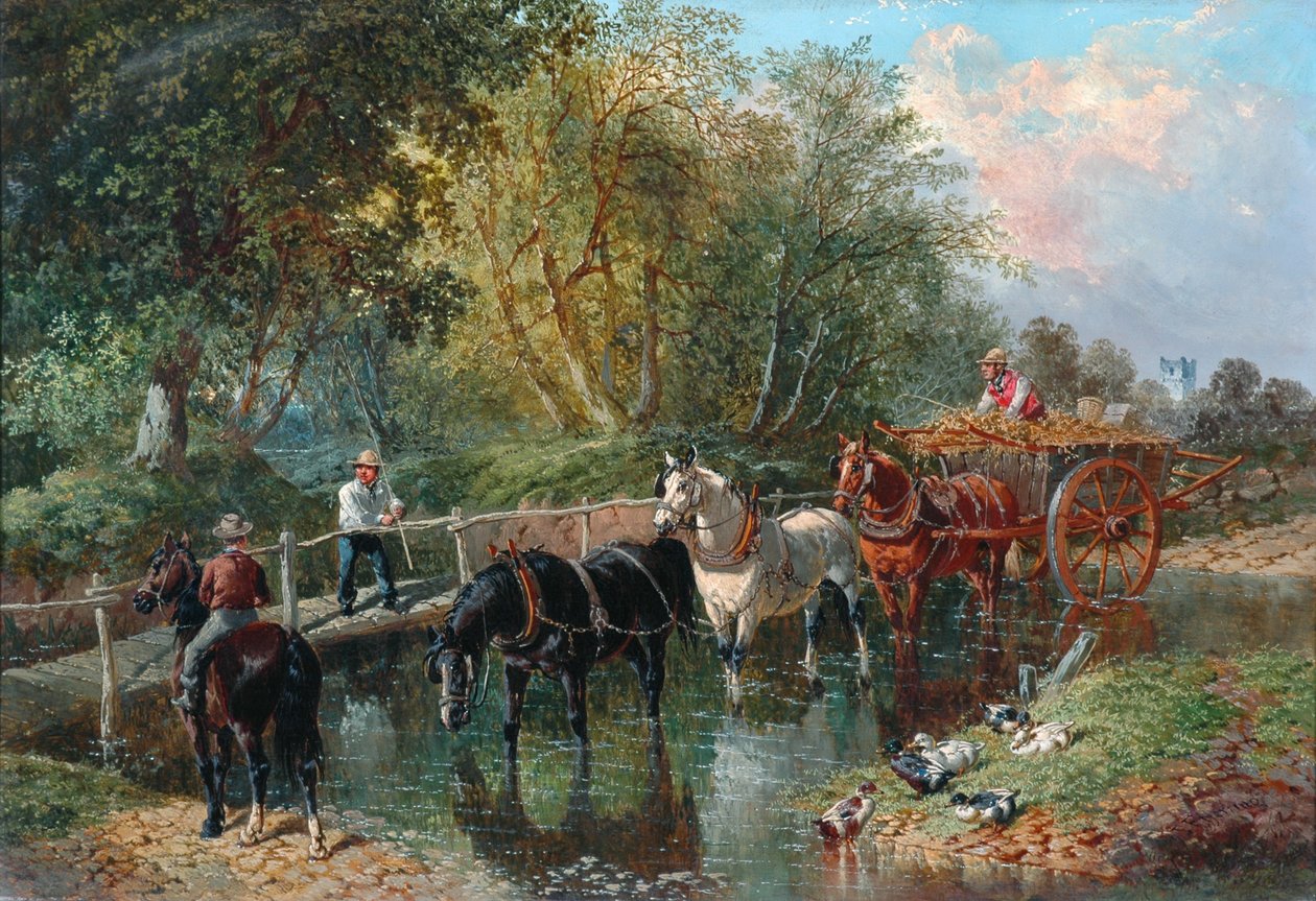 Krysser strømmen av John Frederick Herring Junior