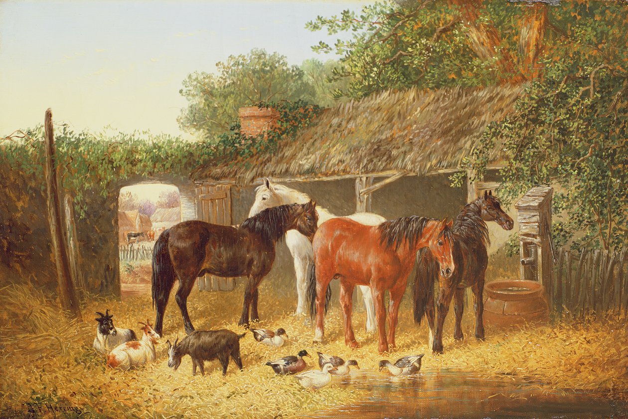 Gårdsfellesskaper av John Frederick Herring Junior
