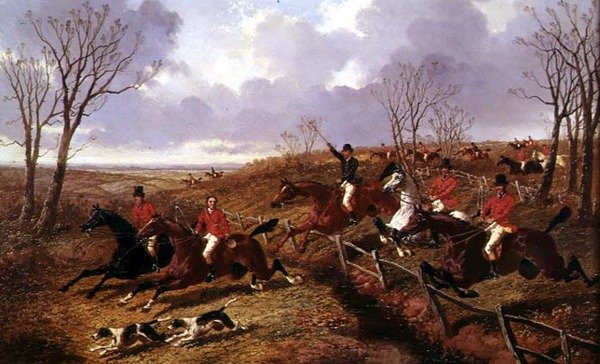 Full Cry (olje på lerret) av John Frederick Herring Jnr