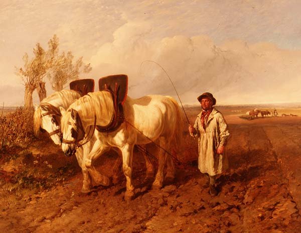 Pløying av John Frederick Herring Jnr
