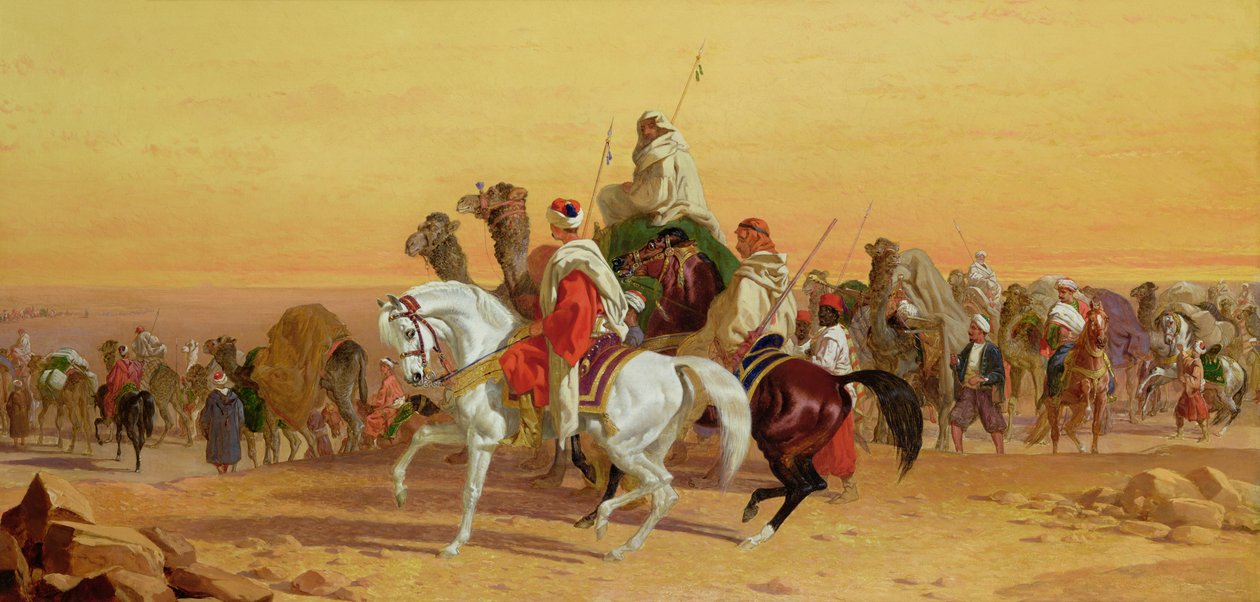 En arabisk campingvogn av John Frederick Herring Senior