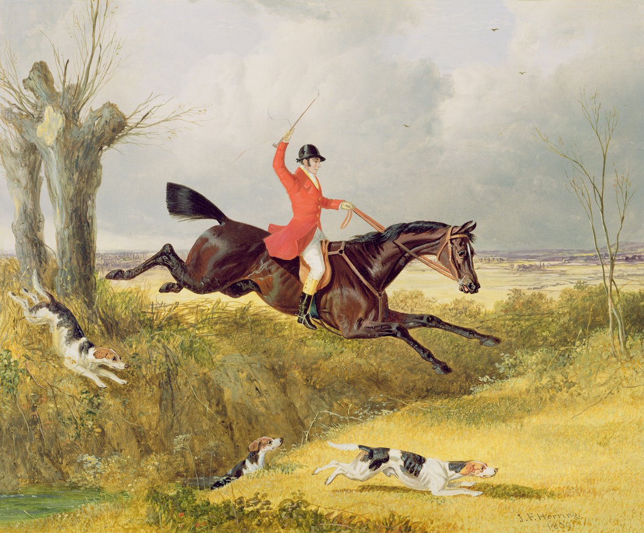Rydding av en grøft, 1839 av John Frederick Herring Senior