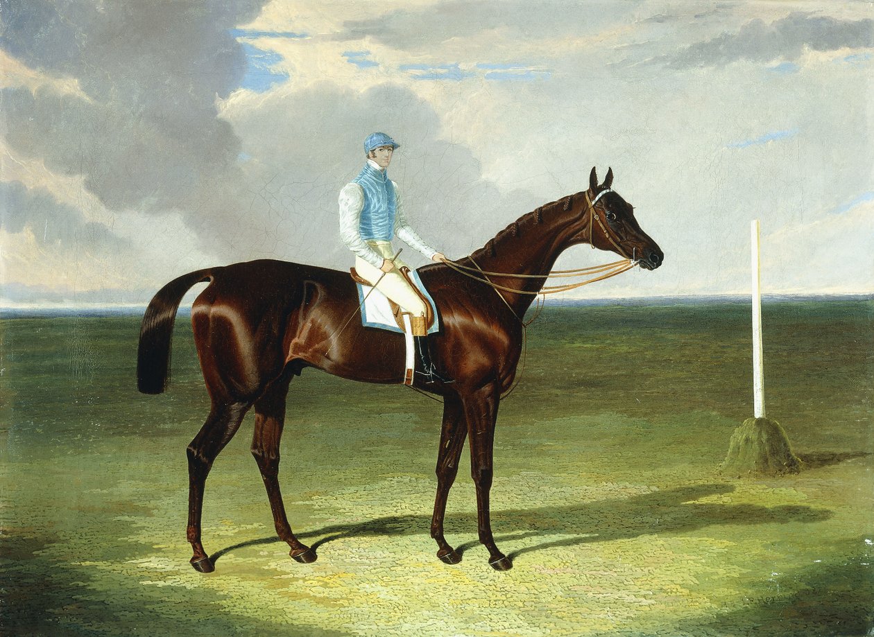 Mssr. Ridsdale's og Gully's St. Giles med William Scott opp, 1832 av John Frederick Herring Senior