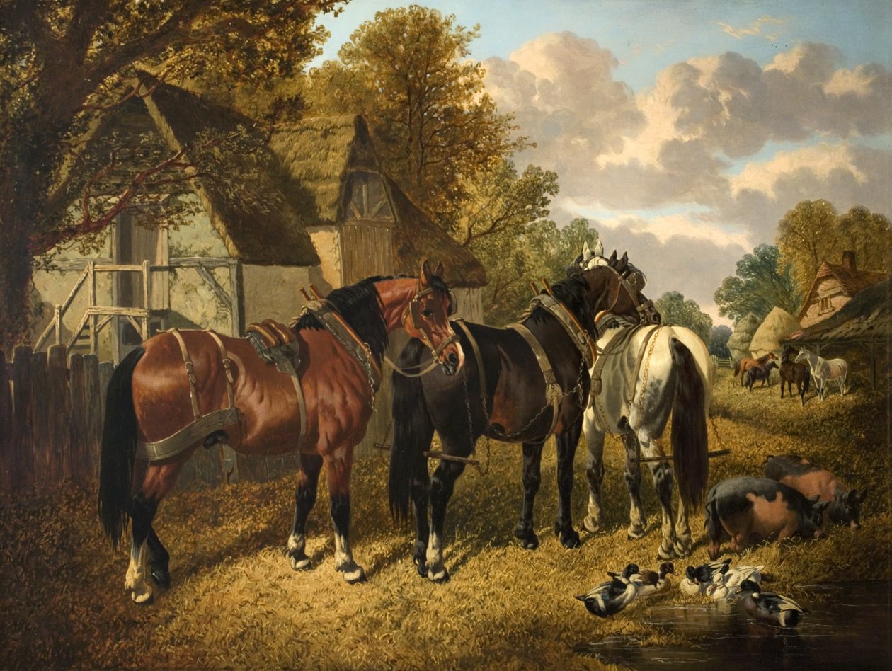 Klar for plogen av John Frederick Herring Senior
