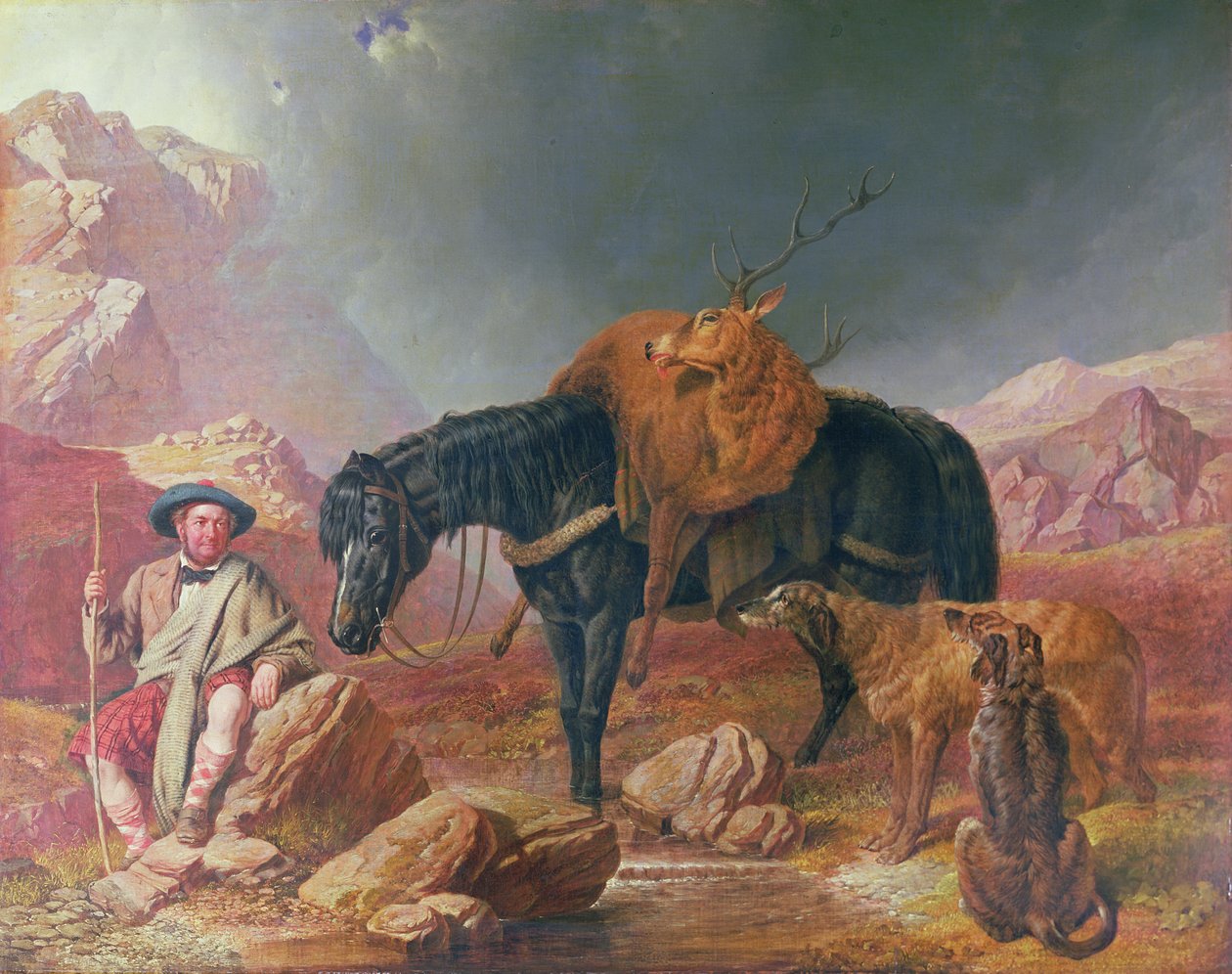 Tilbake fra jakten av John Frederick Herring Senior