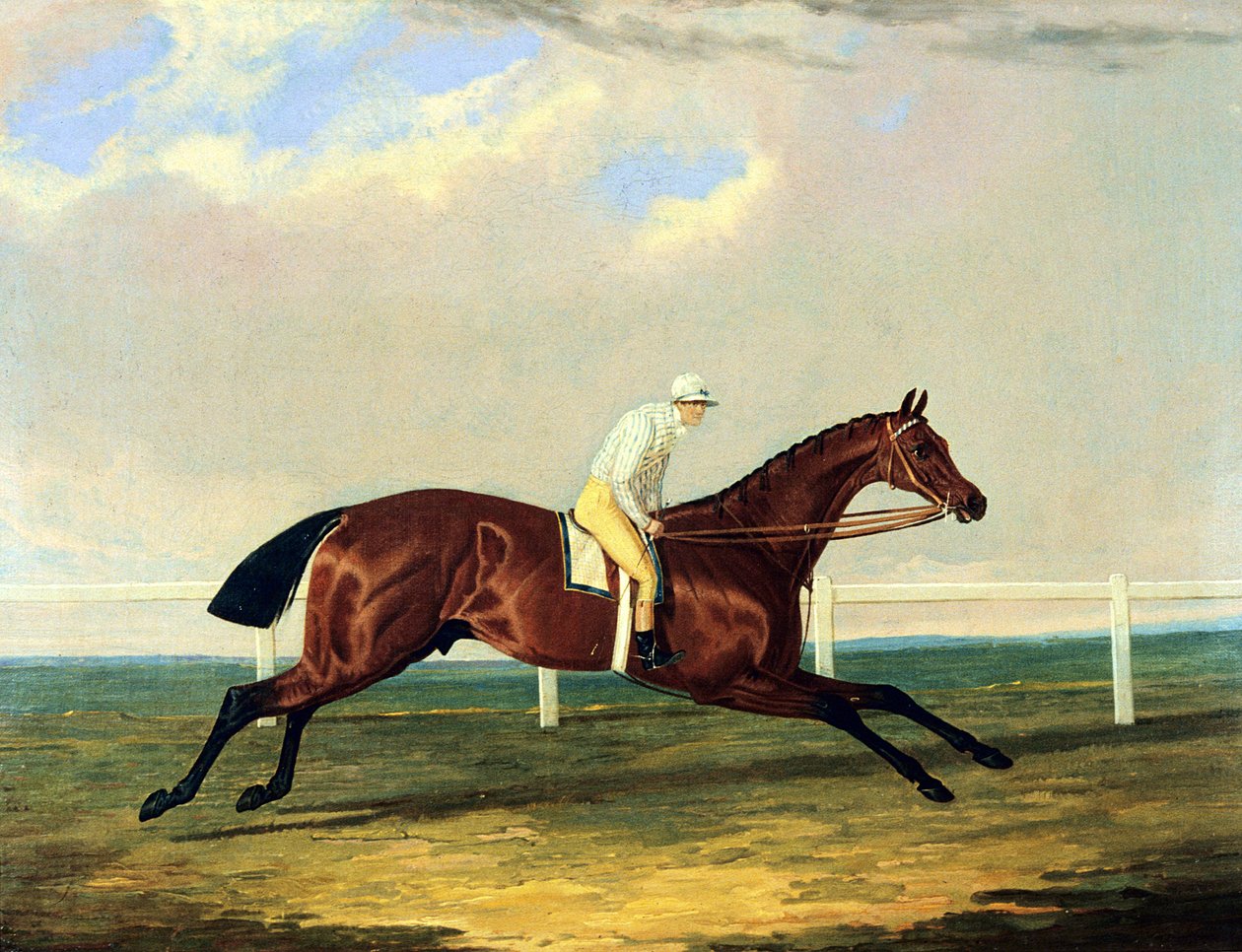 'Tarrare' ridd av George Nelson (olje på lerret) av John Frederick Herring Senior